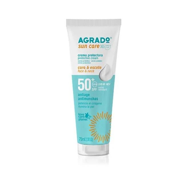 Antimanchas con crema facial flexible y anti-SPF50 +.